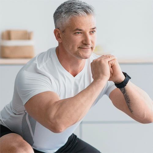 man exercising