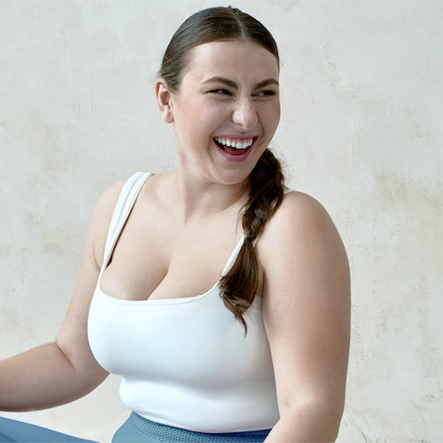woman smiling