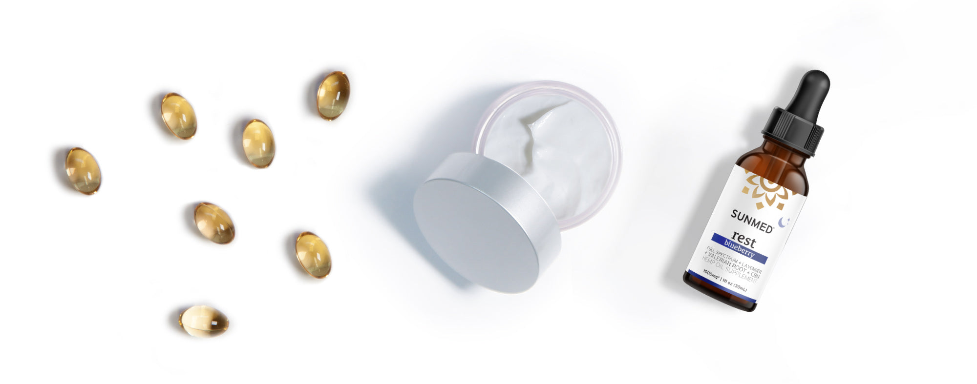 Skincare products: capsules...