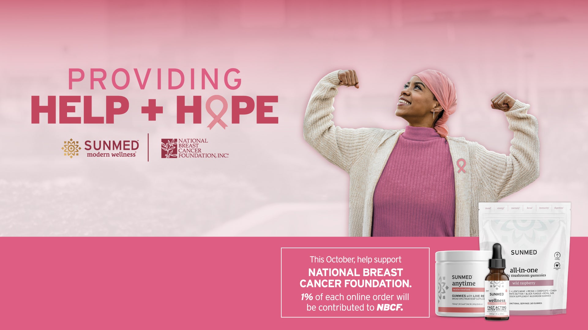 support national breast cancer foundation with 1% of every order