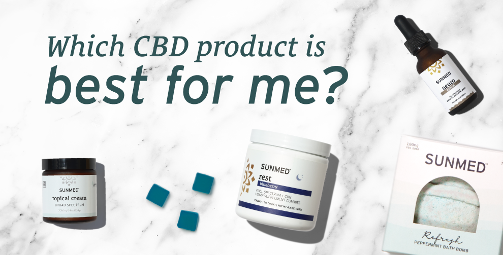 Which CBD product is best for me? – Sunmed CBD