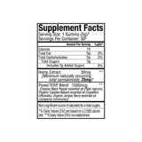 Supplement Facts label for Sunmed CBD’s Above Delta-8 Full Spectrum Blend Gummies, listing calories, sugars, and herbal ingredients such as full spectrum hemp extract commonly found in leading CBD gummies.