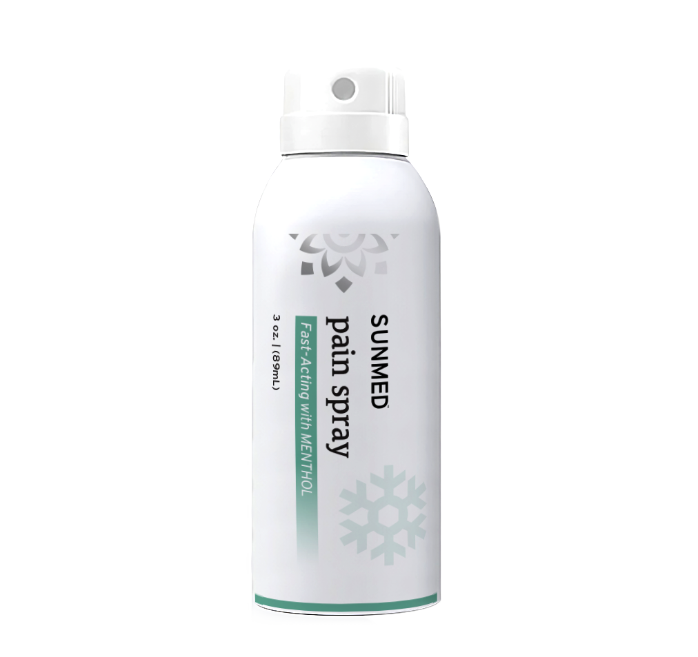 White spray can labeled 