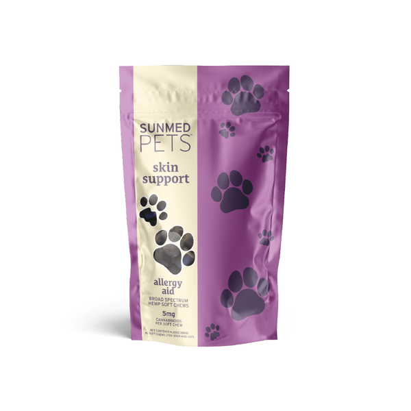 Broad Spectrum Allergy Aid Hemp CBD Pet Chews - Dogs + Cats