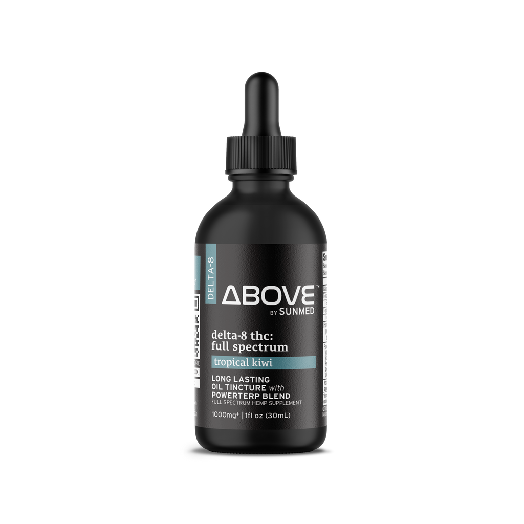Above Delta-8 Full Spectrum CBD Hemp Oil Tincture – Sunmed CBD