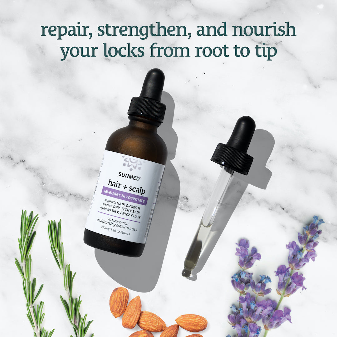 Broad Spectrum CBD Hair + Scalp Oil - Sunmed – Sunmed CBD