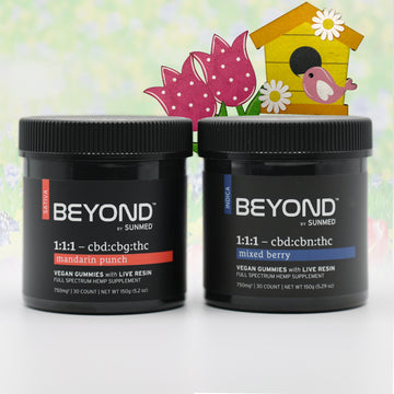 Two jars of Sunmed CBD&