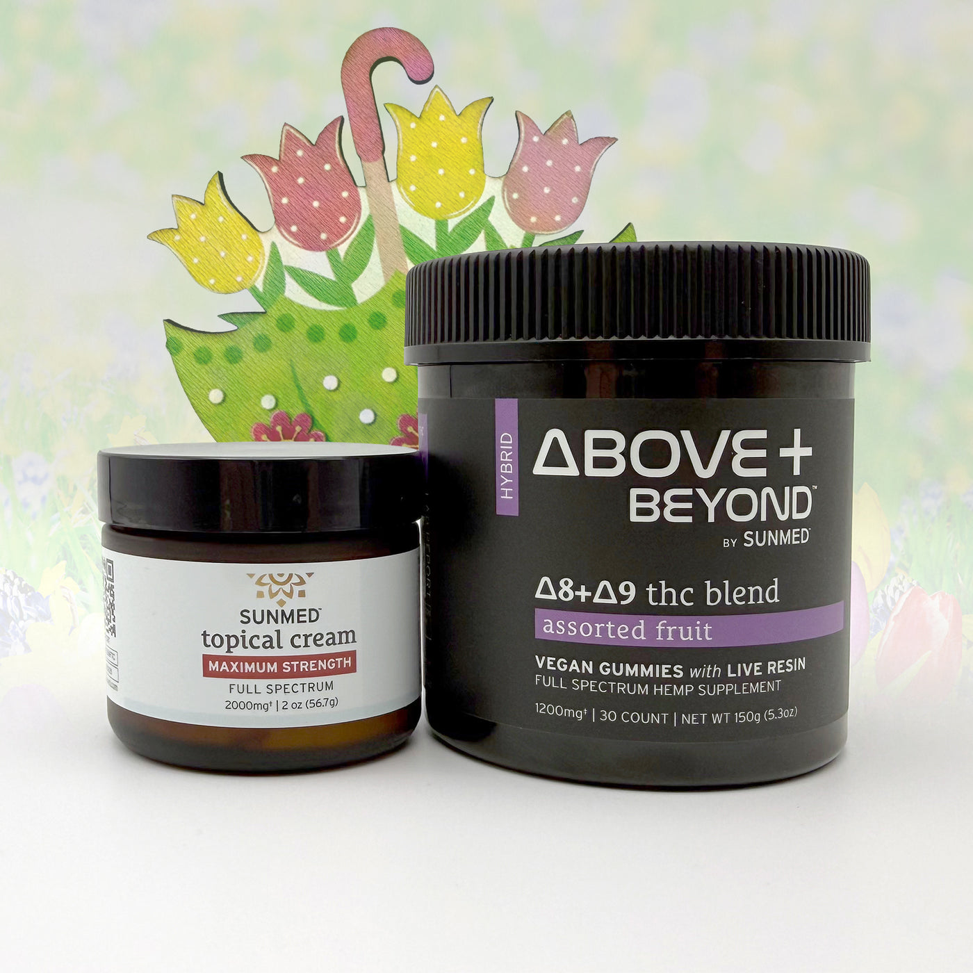 Sunmed Above+Beyond Gummies & Relief Cream Holiday Bundle – Sunmed CBD