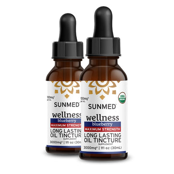Two bottles of Sunmed CBD *20% Off* - 3000mg Full Profile Tincture 2-Pack.