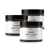 Three jars from the Sunmed CBD *30% Off* Full Profile Relief Cream 1000mg Regular Strength 3-Pack, each featuring black lids and white labels.