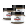 Three jars of Sunmed CBD *30% Off* - Full Profile Relief Cream 2000mg Max Strength 3-Pack, each in a 2oz container with black lids, displayed on a white background.