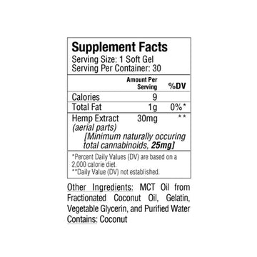 The supplement facts label on Sunmed CBD’s Full Spectrum CBD Soft Gel Capsules provides detailed information about hemp extract, calorie content, total fat, and additional ingredients like MCT oil and gelatin. These capsules are formulated to enhance your wellness routine.